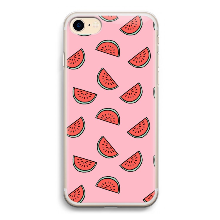 Watermeloen: iPhone 7 Transparant Hoesje