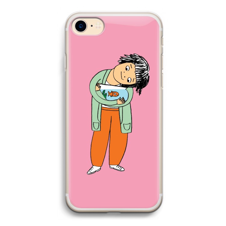 Visknuffel: iPhone 7 Transparant Hoesje