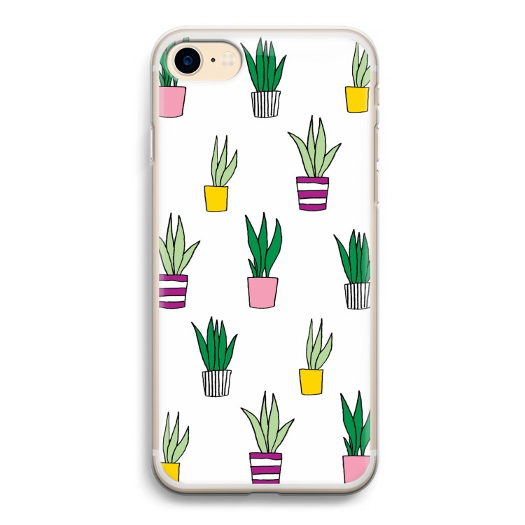 Sanseveria: iPhone 7 Transparant Hoesje