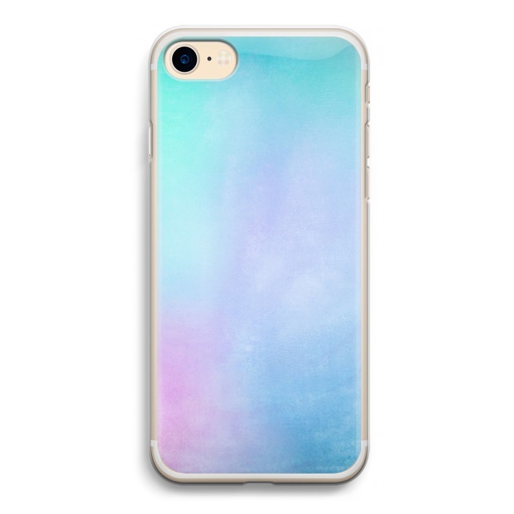 mist pastel: iPhone 7 Transparant Hoesje