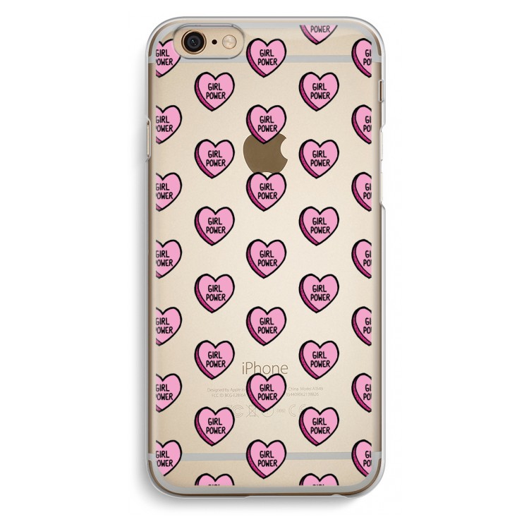 GIRL POWER: iPhone 6 / 6S Transparant Hoesje
