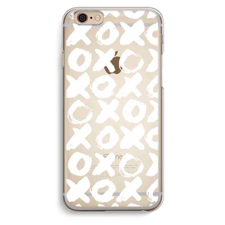 XOXO: iPhone 6 / 6S Transparant Hoesje