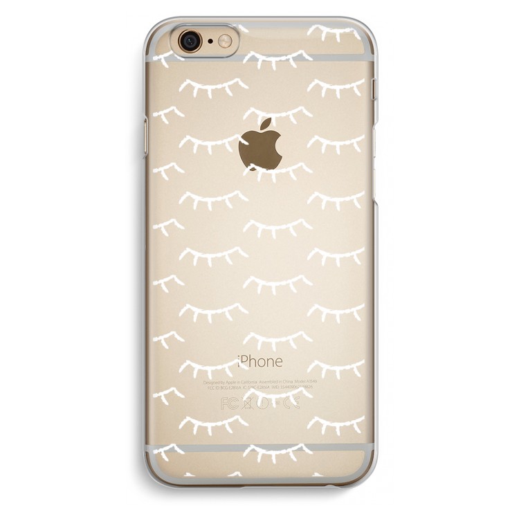 Wimpers: iPhone 6 / 6S Transparant Hoesje