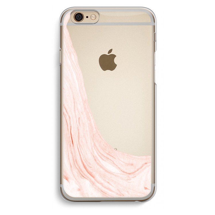Peach bath: iPhone 6 / 6S Transparant Hoesje