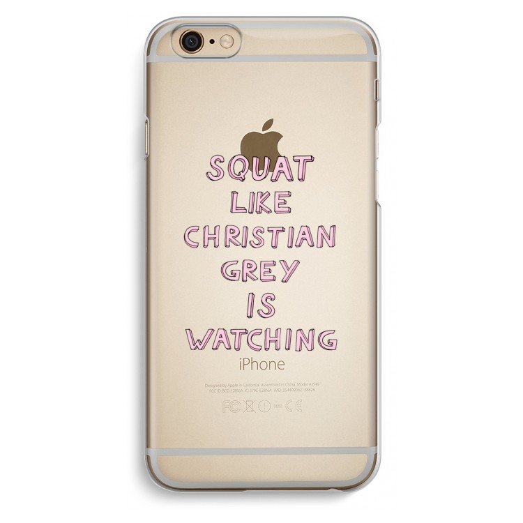 Christian Grey: iPhone 6 / 6S Transparant Hoesje