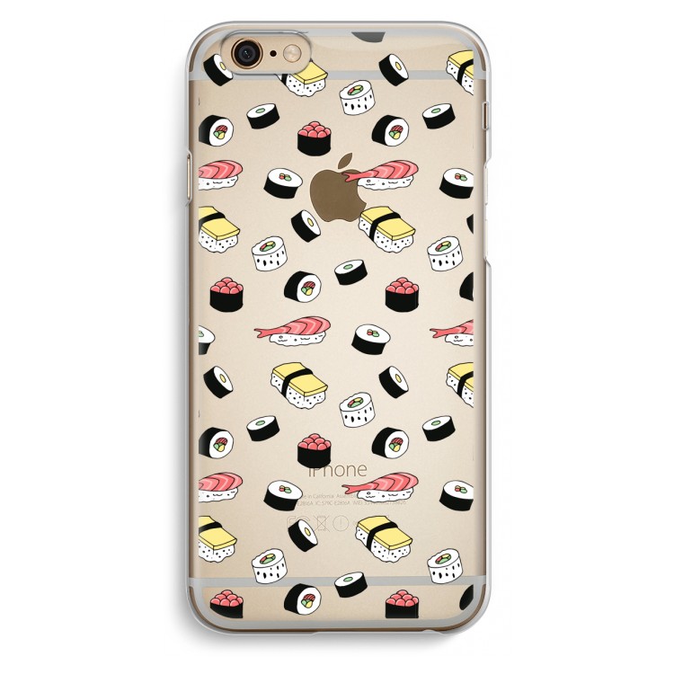 Sushi time: iPhone 6 / 6S Transparant Hoesje