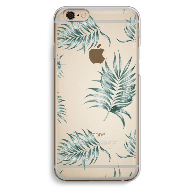 Simple leaves: iPhone 6 / 6S Transparant Hoesje