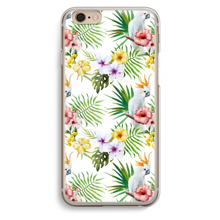 Gele kuif: iPhone 6 / 6S Transparant Hoesje
