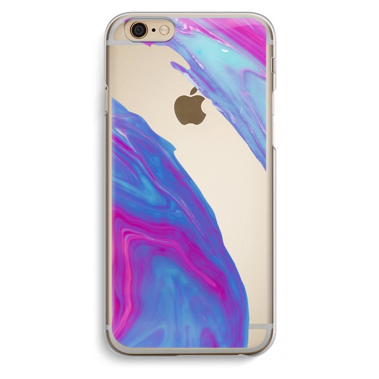 Zweverige regenboog: iPhone 6 / 6S Transparant Hoesje