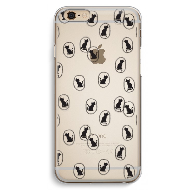 Miauw: iPhone 6 / 6S Transparant Hoesje