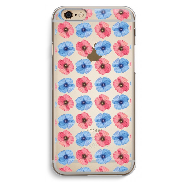Klaproosjes: iPhone 6 / 6S Transparant Hoesje