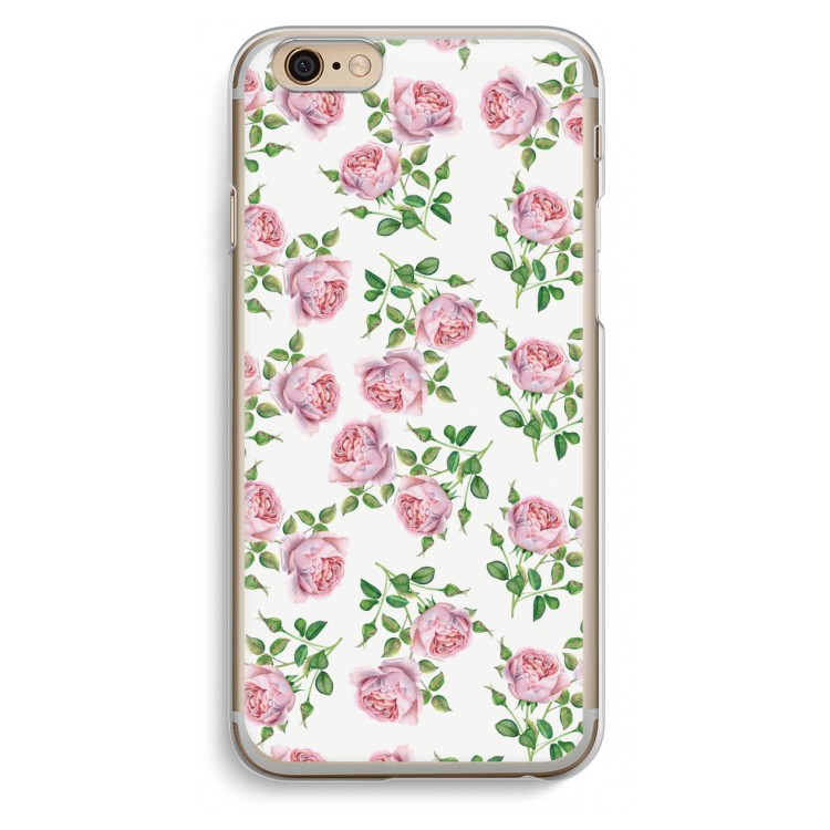 Kleine roosjes: iPhone 6 / 6S Transparant Hoesje