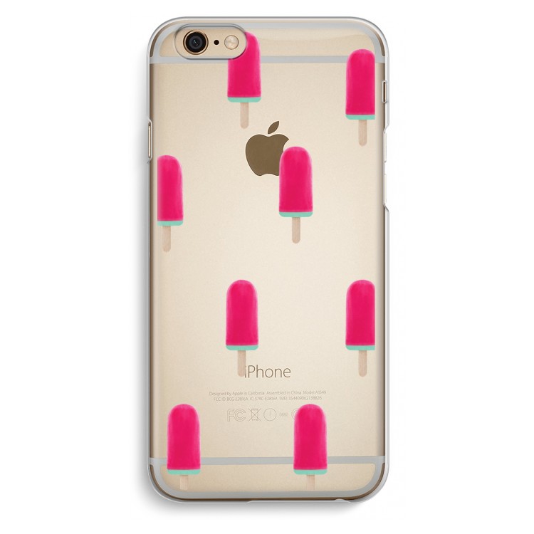 Waterijsje: iPhone 6 / 6S Transparant Hoesje