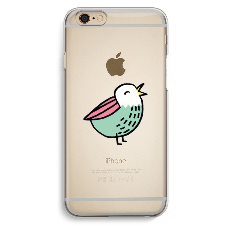Birdy: iPhone 6 / 6S Transparant Hoesje
