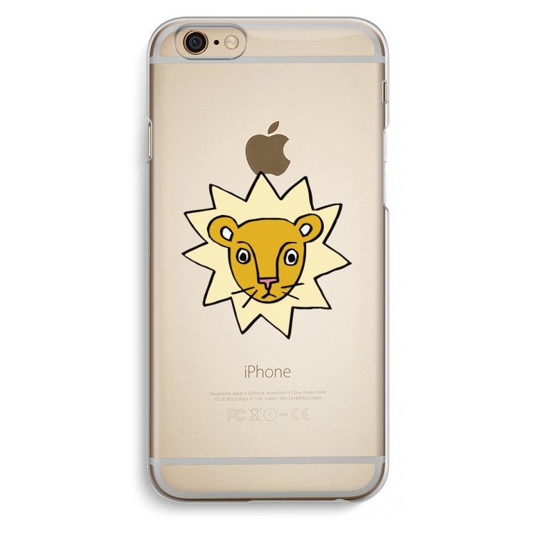 Kleine leeuw: iPhone 6 / 6S Transparant Hoesje