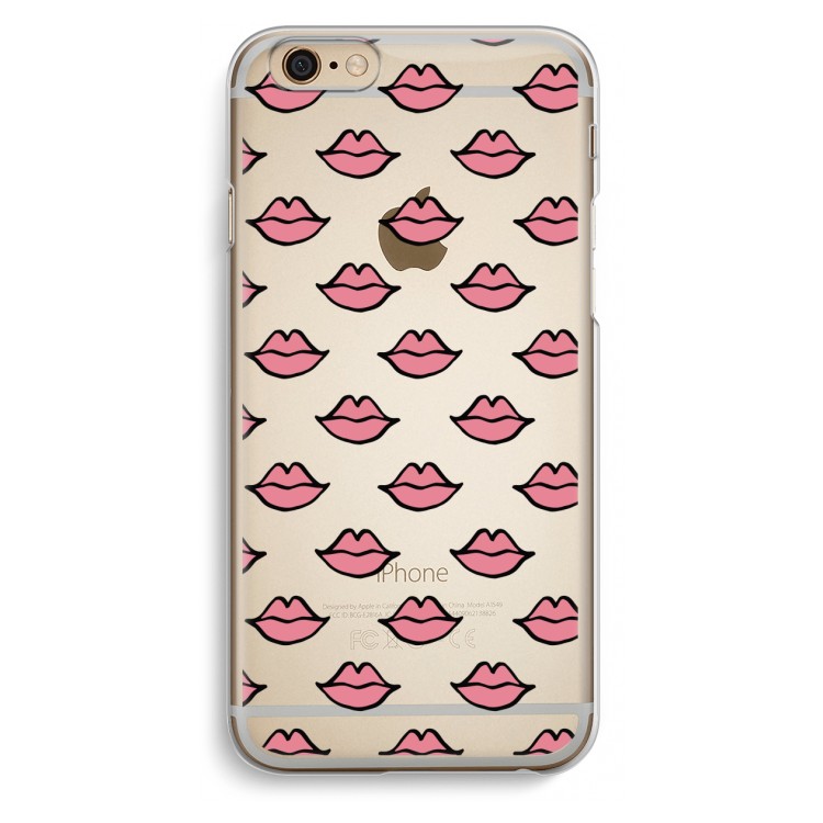 Lipjes: iPhone 6 / 6S Transparant Hoesje