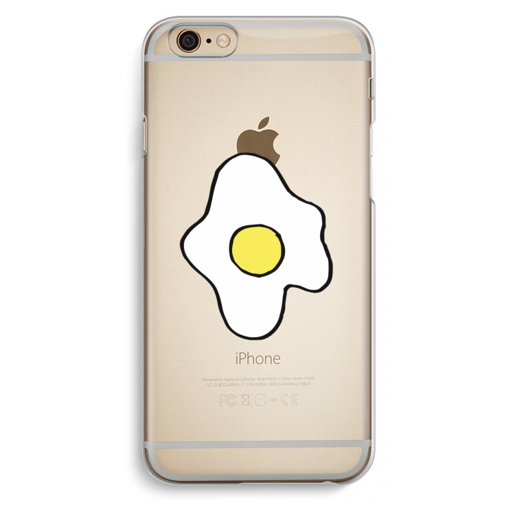 Spiegelei: iPhone 6 / 6S Transparant Hoesje