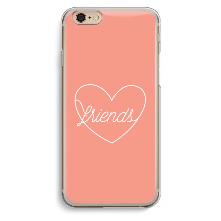 Friends heart: iPhone 6 / 6S Transparant Hoesje
