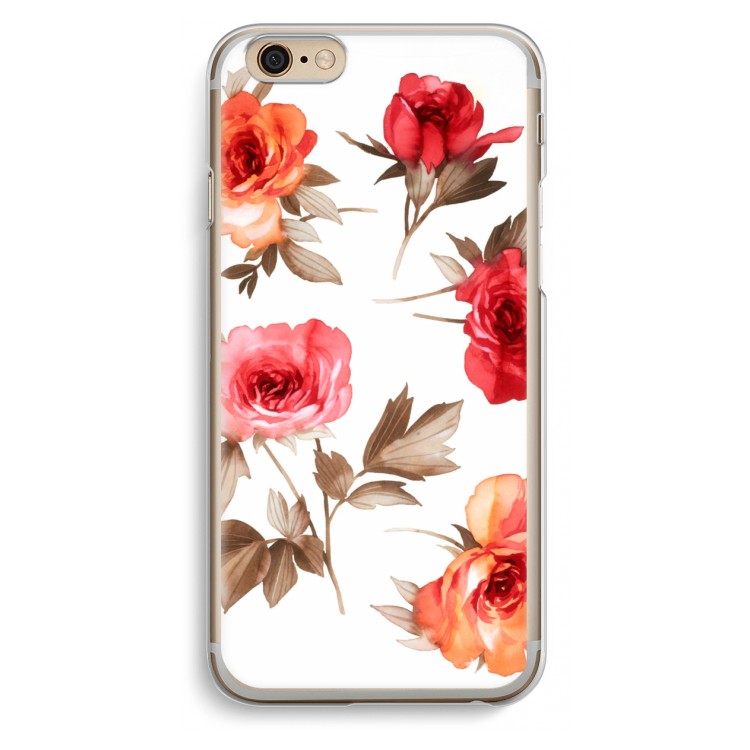 Roosjes: iPhone 6 / 6S Transparant Hoesje
