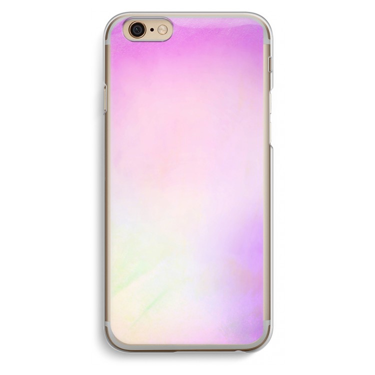 Flow mist pastel: iPhone 6 / 6S Transparant Hoesje