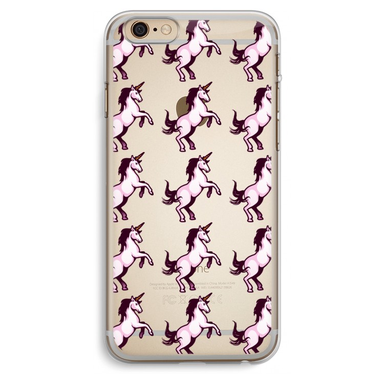 Musketon Unicorn: iPhone 6 Plus / 6S Plus Transparant Hoesje