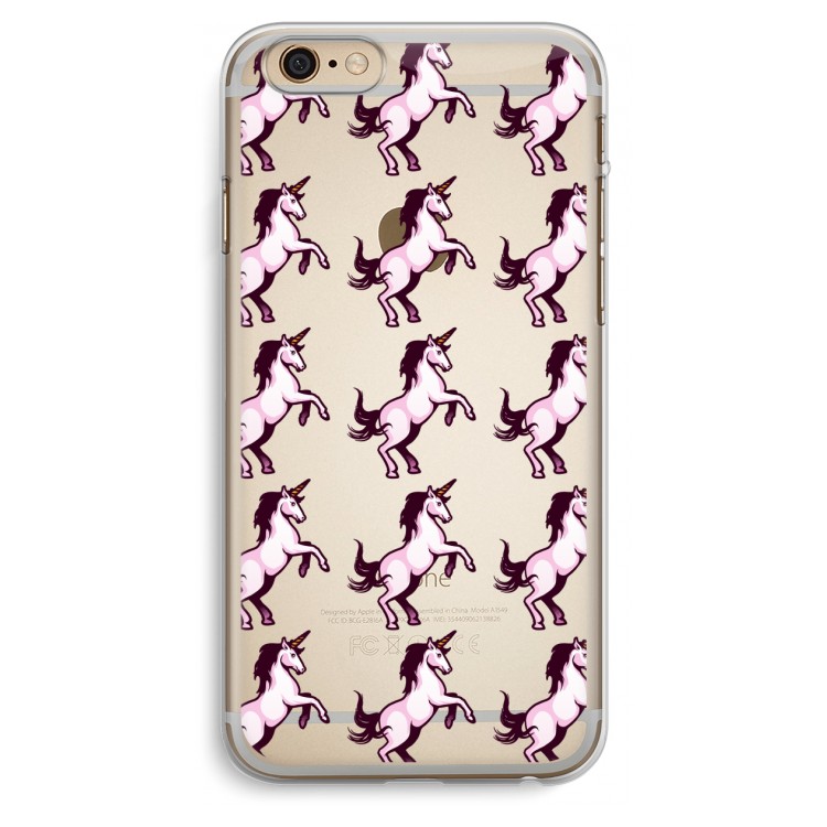 Musketon Unicorn: iPhone 6 Plus / 6S Plus Transparant Hoesje