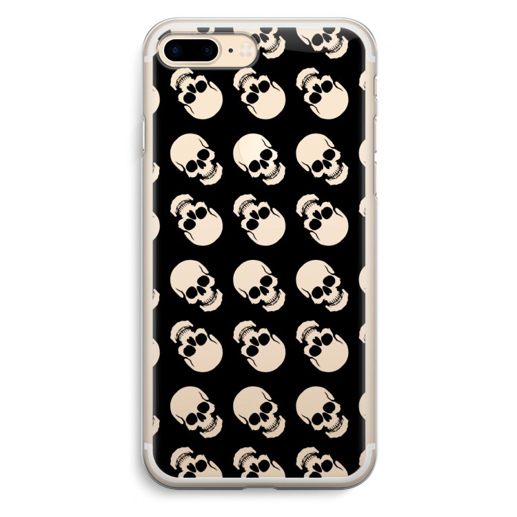 Musketon Skulls: iPhone 7 Plus Transparant Hoesje