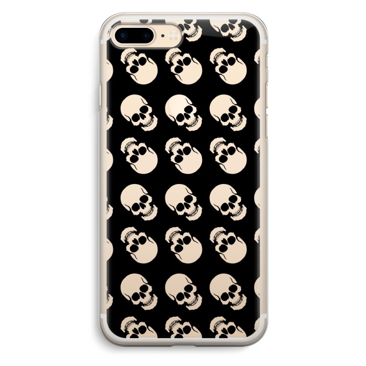 Musketon Skulls: iPhone 7 Plus Transparant Hoesje