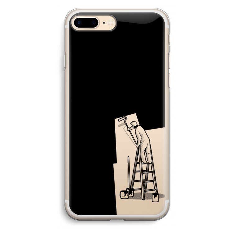 Musketon Painter: iPhone 7 Plus Transparant Hoesje
