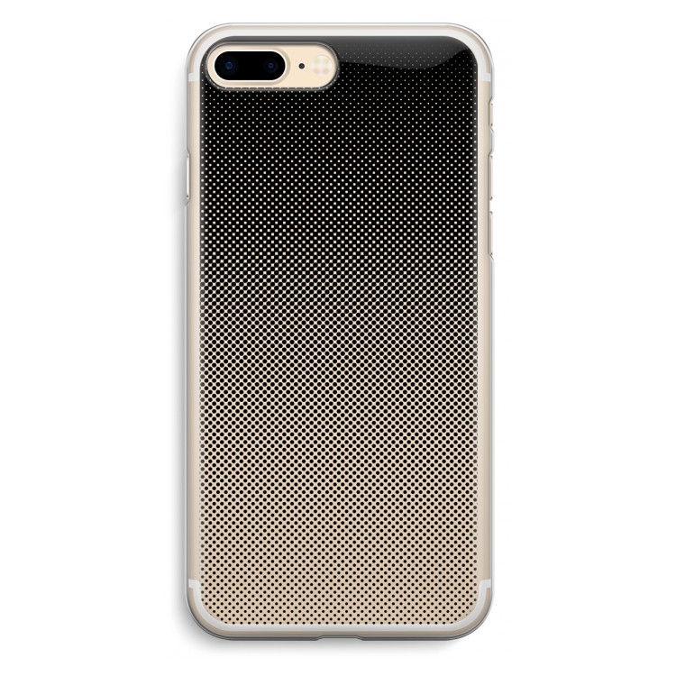 Musketon Halftone: iPhone 7 Plus Transparant Hoesje