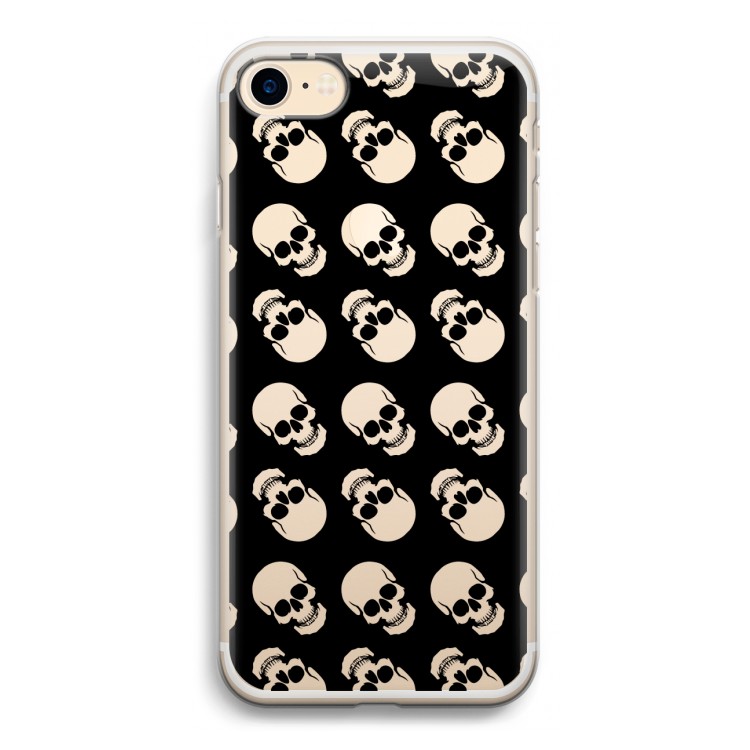 Musketon Skulls: iPhone 7 Transparant Hoesje