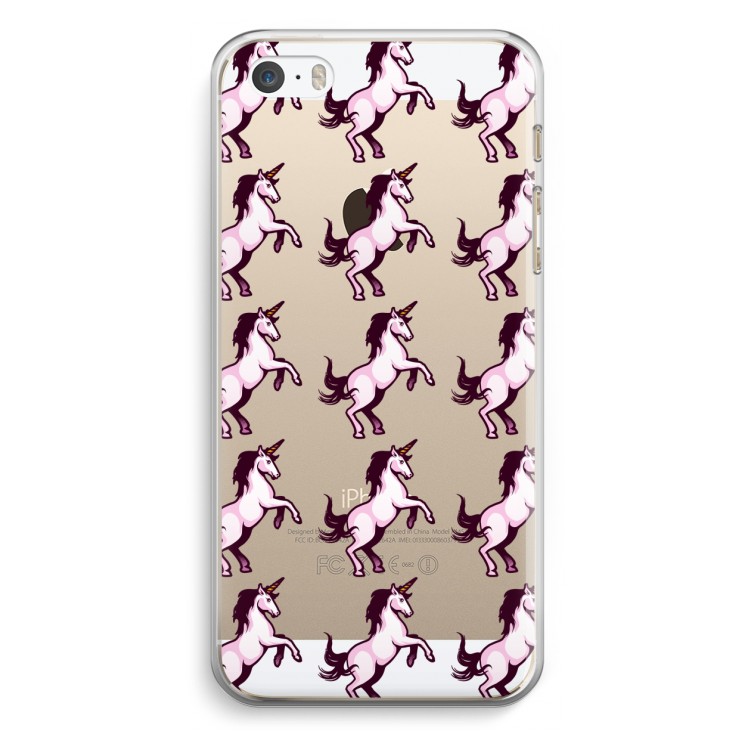 Musketon Unicorn: iPhone 5 / 5S / SE Transparant Hoesje