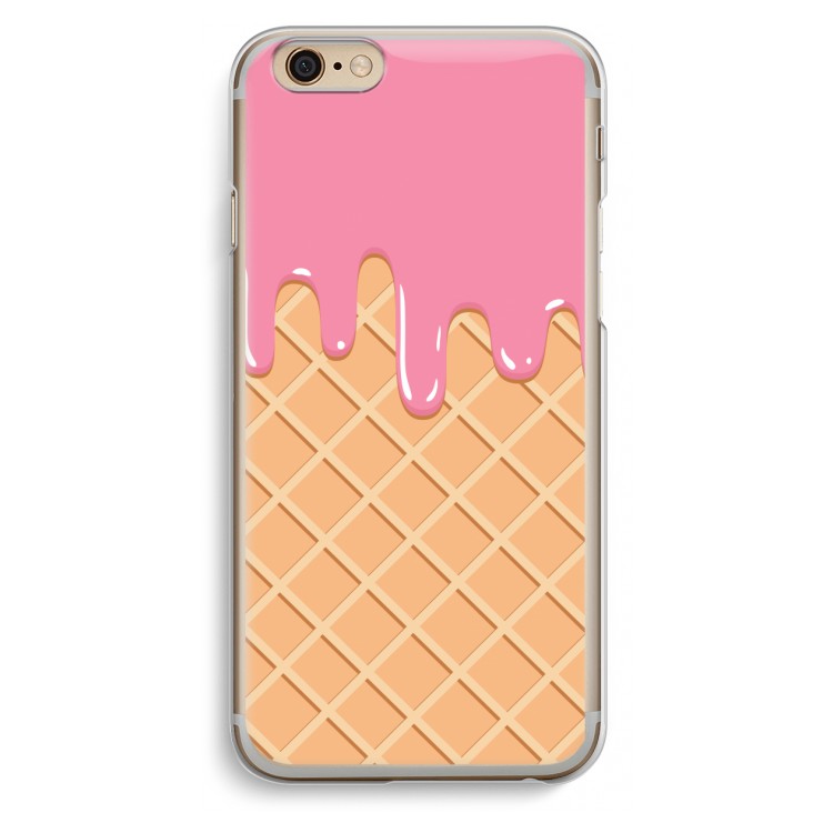 Ice cream: iPhone 6 / 6S Transparant Hoesje