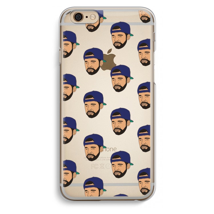 Drake Away: iPhone 6 / 6S Transparant Hoesje