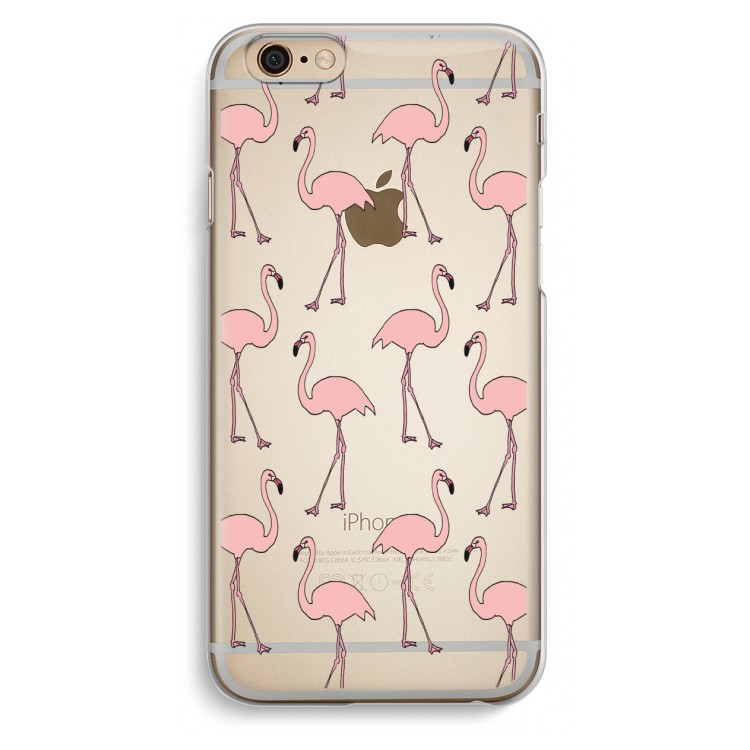 Anything Flamingoes: iPhone 6 / 6S Transparant Hoesje
