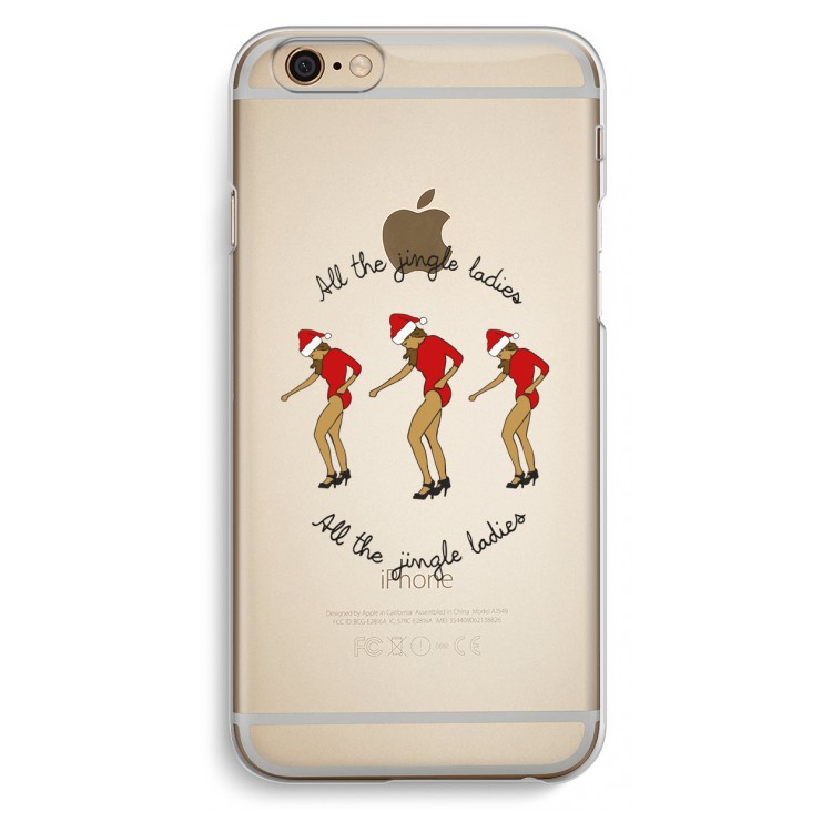 Jingle Ladies: iPhone 6 / 6S Transparant Hoesje
