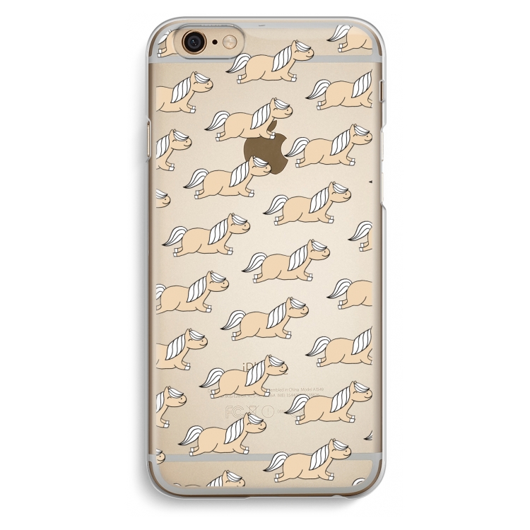 Ponys: iPhone 6 / 6S Transparant Hoesje