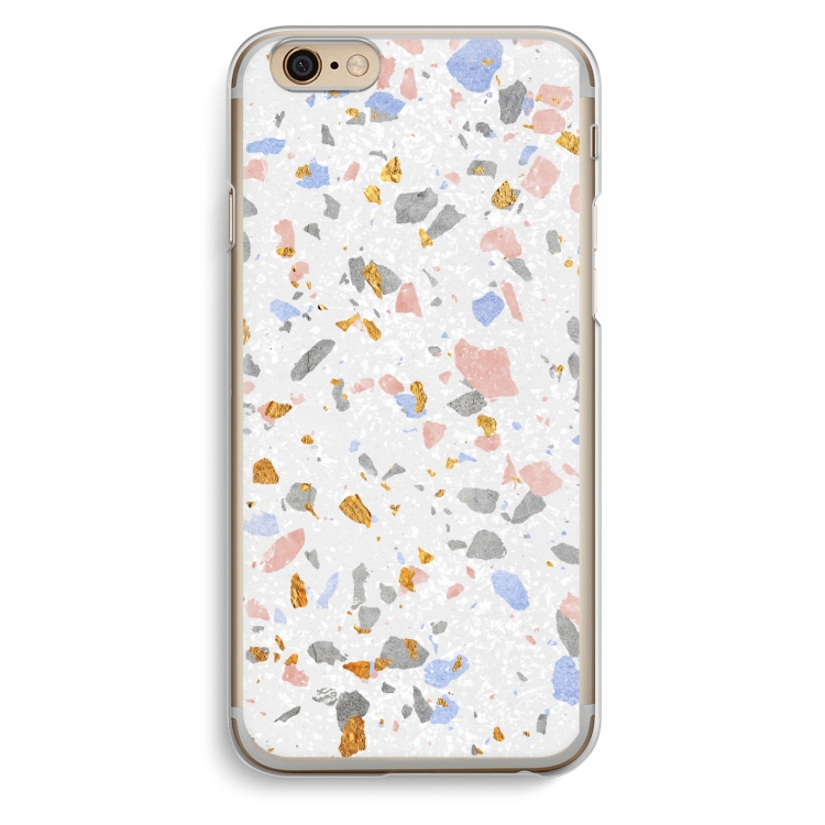 Terrazzo N°8: iPhone 6 / 6S Transparant Hoesje