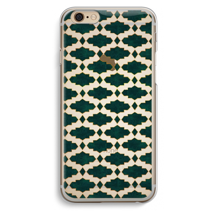 Moroccan tiles: iPhone 6 / 6S Transparant Hoesje