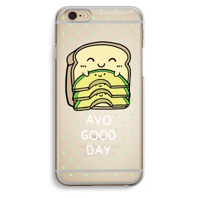 Avo Good Day: iPhone 6 / 6S Transparant Hoesje