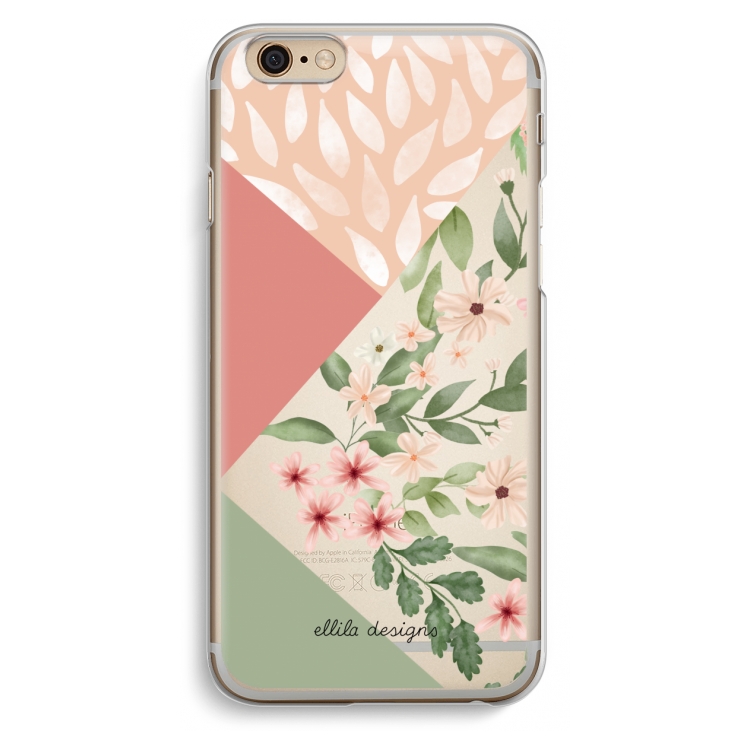 Sweet heaven geometrics: iPhone 6 / 6S Transparant Hoesje