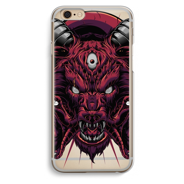 Hell Hound and Serpents: iPhone 6 / 6S Transparant Hoesje
