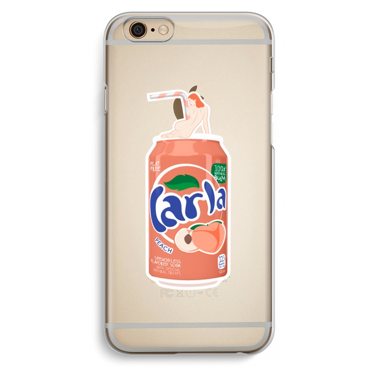 S(peach)less: iPhone 6 / 6S Transparant Hoesje