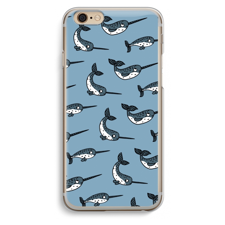 Narwhal: iPhone 6 / 6S Transparant Hoesje
