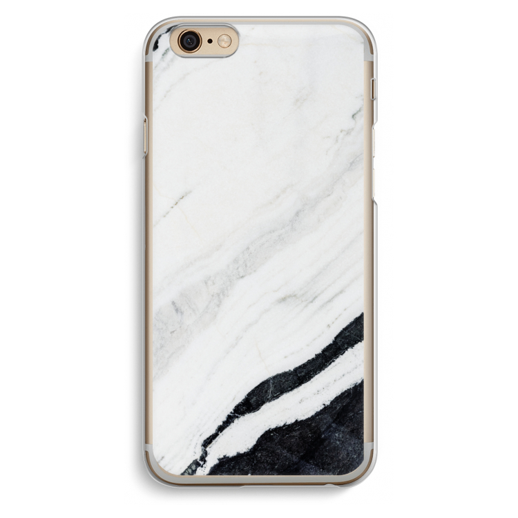 Elegante marmer: iPhone 6 / 6S Transparant Hoesje