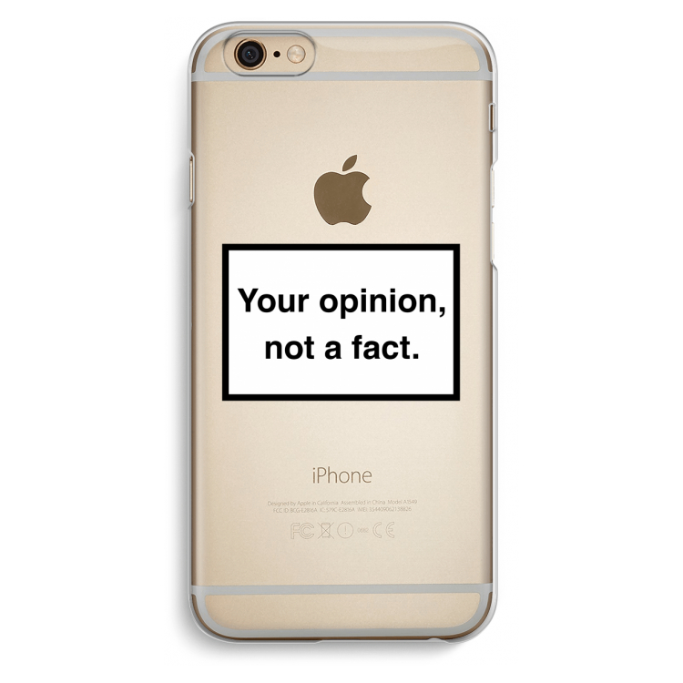 Your opinion: iPhone 6 / 6S Transparant Hoesje