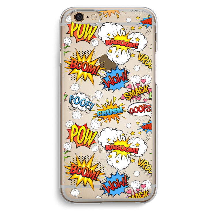 Pow Smack: iPhone 6 / 6S Transparant Hoesje