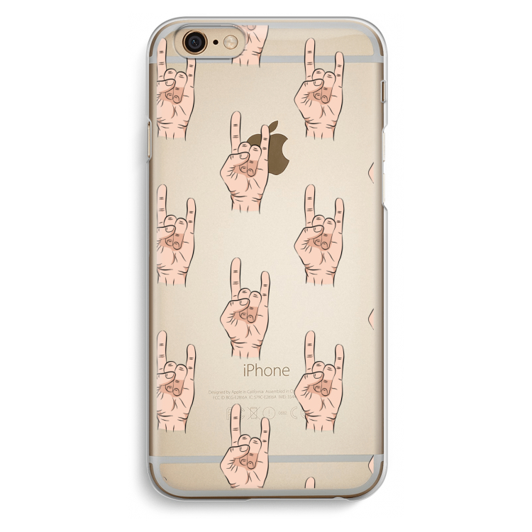 Rock: iPhone 6 / 6S Transparant Hoesje