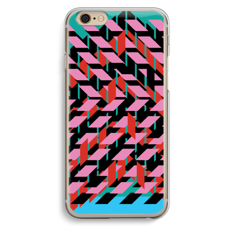 Skew Blush 2: iPhone 6 / 6S Transparant Hoesje