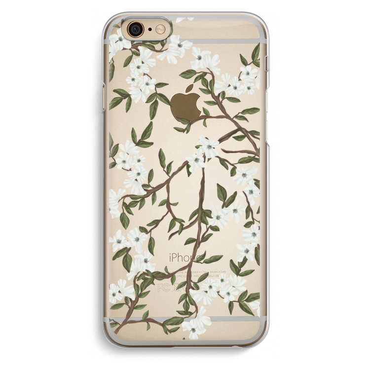 Blossoming spring: iPhone 6 / 6S Transparant Hoesje